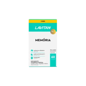 Vitamina Lavitan Memória 60 Comprimidos - Cimed Sabor Sem Sabor