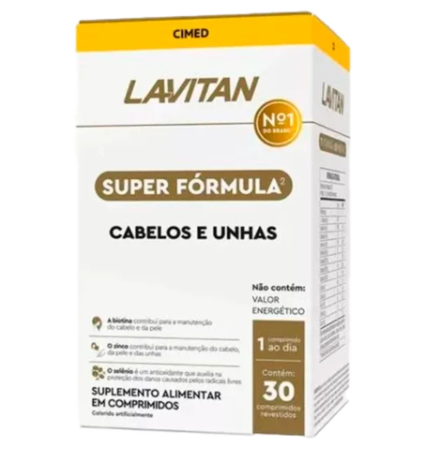 LAVITAN CABELOS E UNHAS CPRV FR C/30 SF