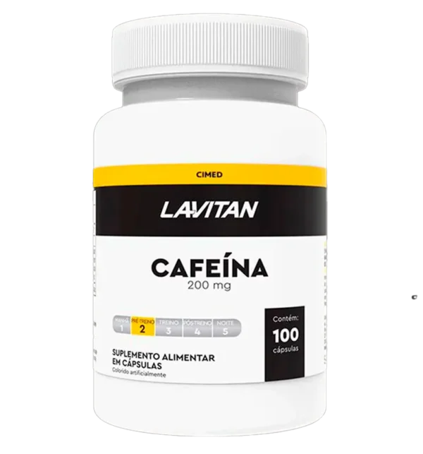 LAVITAN CAFEINA 200MG CAPS FRX100