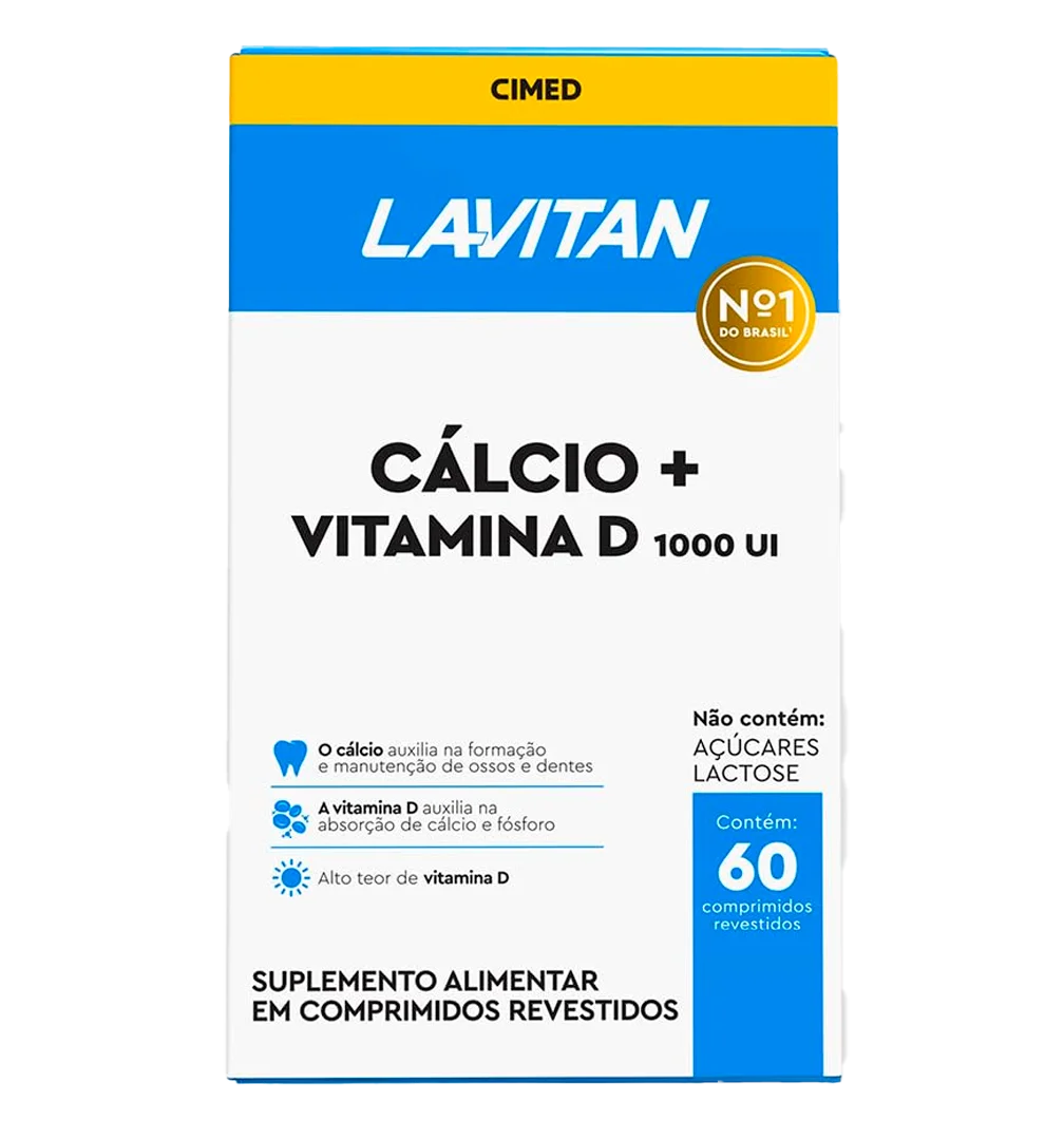 LAVITAN VIT CALCIO + D3 COMP FR C/60