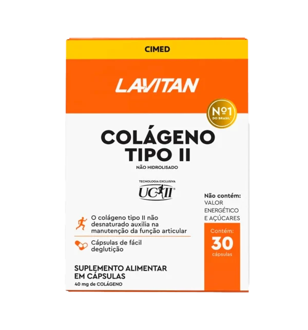 LAVITAN COLAGENO TIPO II 2 BL X 15 CAPS - Imagem 2
