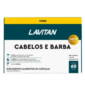 LAVITAN VIT CABELO BARBA HOM CAP 4BL X15