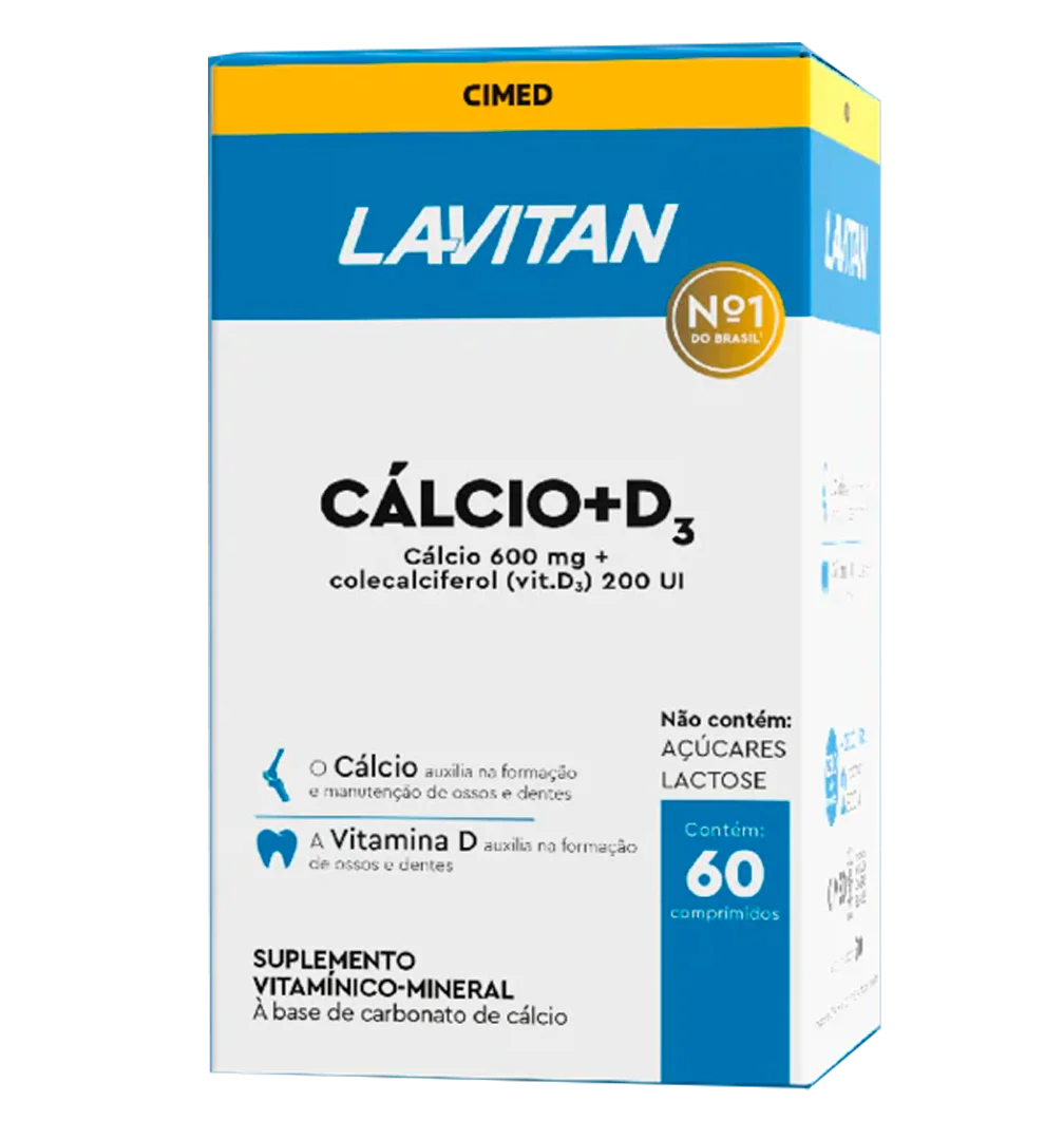 LAVITAN VIT CALCIO + D3 COMP FR C/60