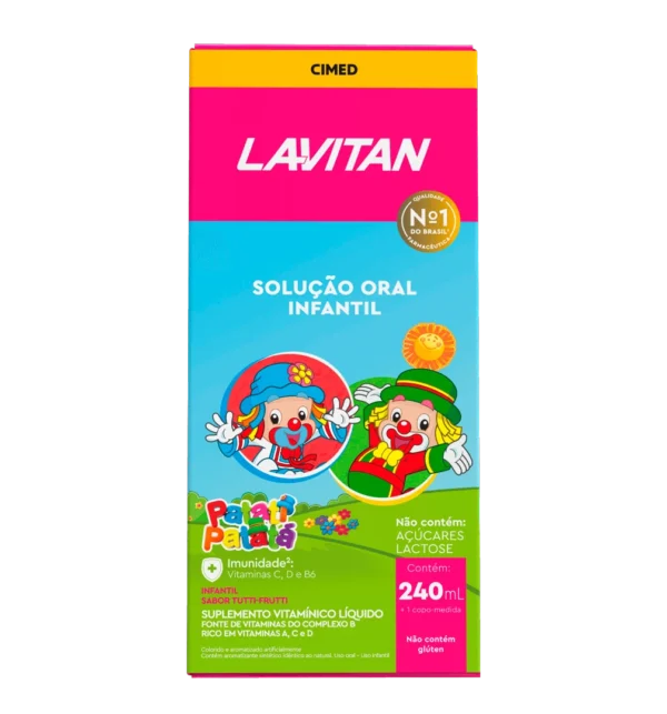 LAVITAN VIT INF SOL OR FR 240ML TUT FRUT