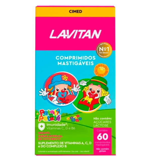 LAVITAN VIT INFANTIL COMP MAST FR C/ 60 - Imagem 2
