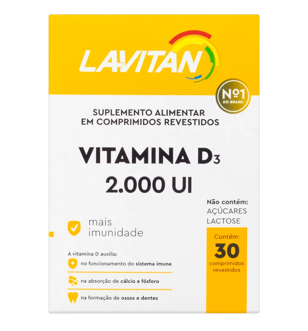 LAVITAN VITAMINA D 2.000UI COMP REV X 30